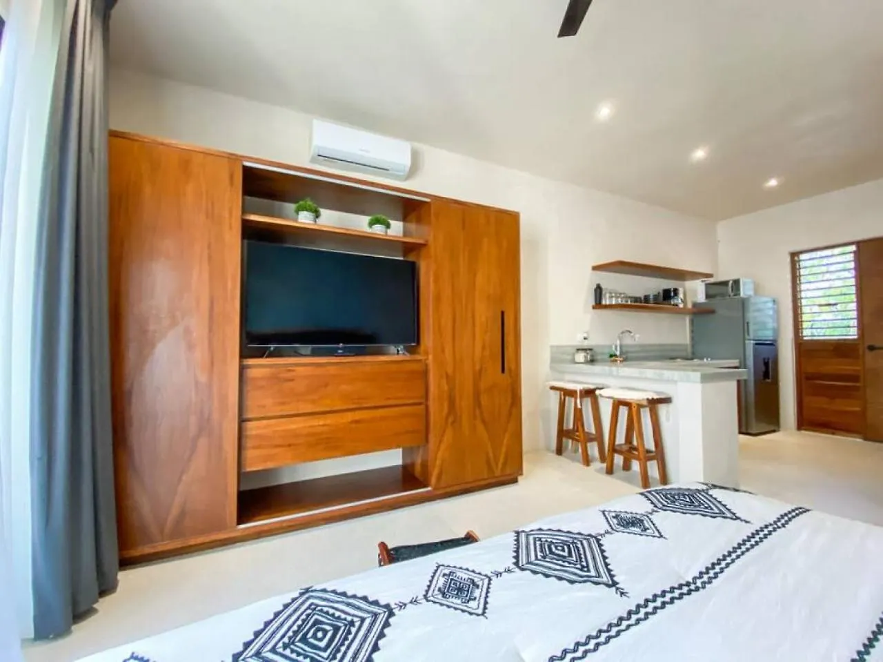 Apartment Bohochic Studio With Full Kitchen, Pool, Balcony Wifi Tulum